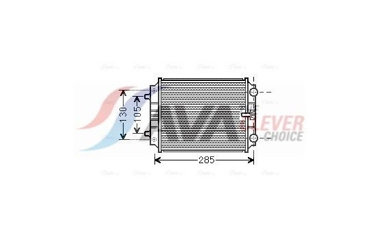 Radiator, engine cooling AI2299 Ava Quality Cooling