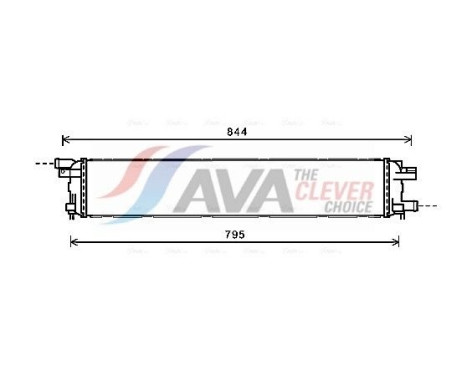 Radiator, engine cooling AI2361 Ava Quality Cooling