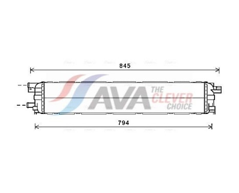 Radiator, engine cooling AI2366 Ava Quality Cooling