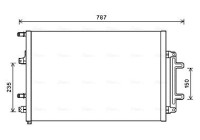 Radiator, engine cooling AI2383 Ava Quality Cooling