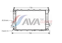 Radiator, engine cooling AIA2077 Ava Quality Cooling