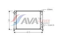 Radiator, engine cooling AL2031 Ava Quality Cooling