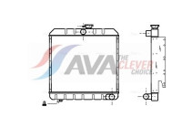 Radiator, engine cooling AU2008 Ava Quality Cooling