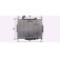 Radiator, engine cooling AU2336 Ava Quality Cooling