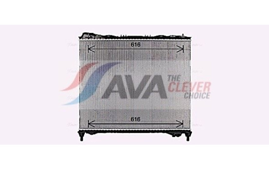 Radiator, engine cooling AU2337 Ava Quality Cooling