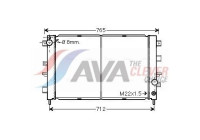 Radiator, engine cooling AUA2220 Ava Quality Cooling