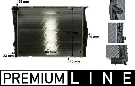 Radiator, engine cooling BEHR *** PREMIUM LINE ***