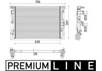 Radiator, engine cooling BEHR *** PREMIUM LINE ***