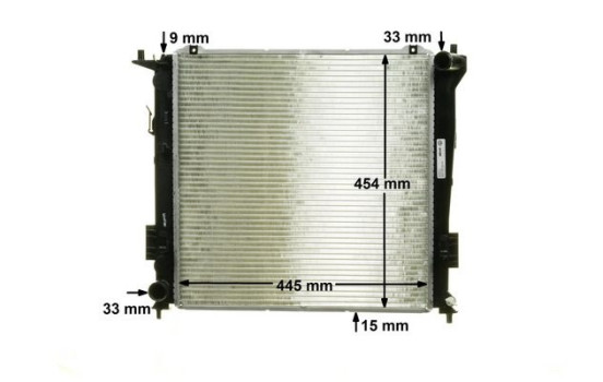 Radiator, engine cooling BEHR *** PREMIUM LINE ***, Image 10
