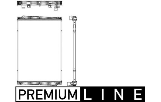Radiator, engine cooling BEHR *** PREMIUM LINE ***