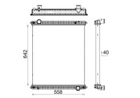 Radiator, engine cooling BEHR *** PREMIUM LINE ***