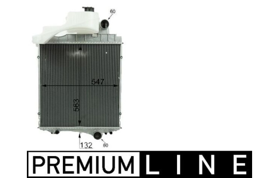 Radiator, engine cooling BEHR *** PREMIUM LINE ***