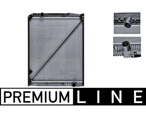 Radiator, engine cooling BEHR *** PREMIUM LINE ***, Image 8