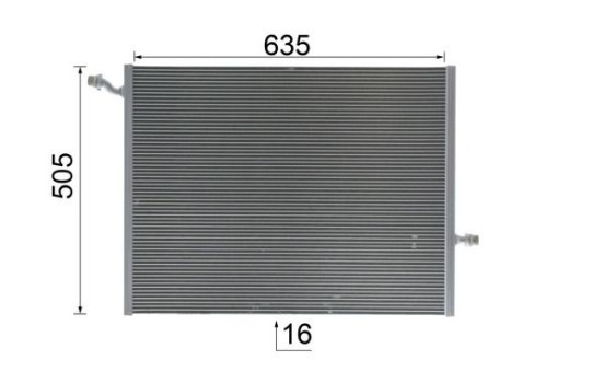 Radiator, engine cooling BEHR *** PREMIUM LINE ***, Image 5