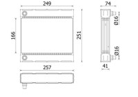 Radiator, engine cooling BEHR *** PREMIUM LINE ***