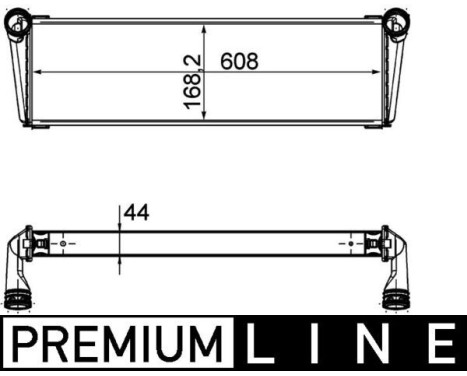 Radiator, engine cooling BEHR *** PREMIUM LINE ***, Image 2