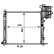 Radiator, engine cooling BEHR *** PREMIUM LINE ***, Thumbnail 2