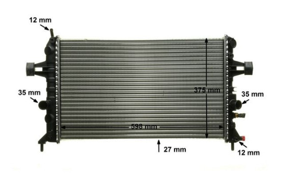 Radiator, engine cooling BEHR *** PREMIUM LINE ***, Image 10