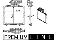 Radiator, engine cooling BEHR *** PREMIUM LINE ***