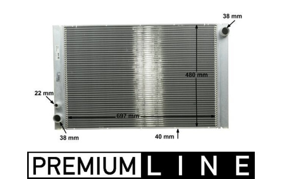 Radiator, engine cooling BEHR *** PREMIUM LINE ***