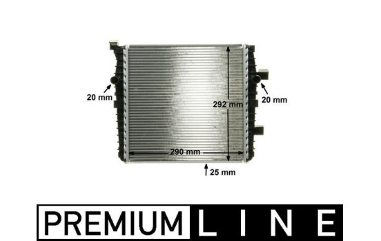 Radiator, engine cooling BEHR *** PREMIUM LINE ***