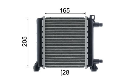 Radiator, engine cooling BEHR *** PREMIUM LINE ***, Image 11