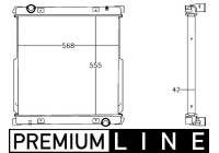 Radiator, engine cooling BEHR *** PREMIUM LINE ***