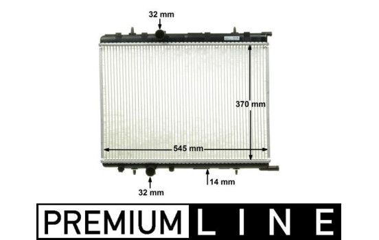 Radiator, engine cooling BEHR *** PREMIUM LINE ***, Image 8