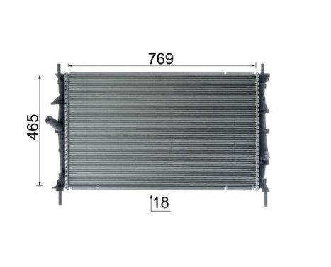 Radiator, engine cooling BEHR *** PREMIUM LINE ***, Image 10