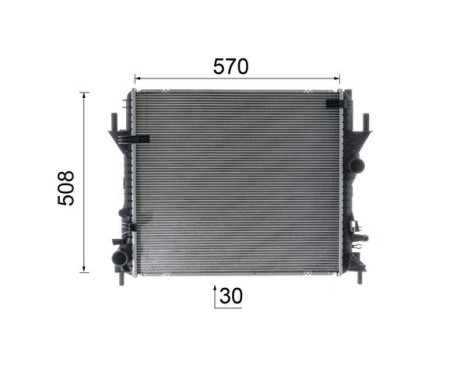 Radiator, engine cooling BEHR *** PREMIUM LINE ***, Image 10