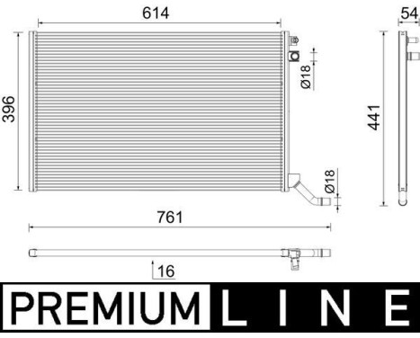 Radiator, engine cooling BEHR *** PREMIUM LINE ***