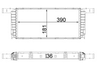 Radiator, engine cooling BEHR *** PREMIUM LINE ***