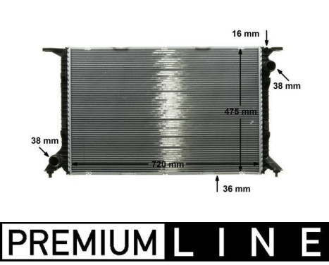 Radiator, engine cooling BEHR *** PREMIUM LINE ***, Image 7
