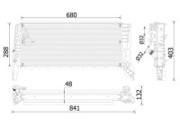 Radiator, engine cooling BEHR *** PREMIUM LINE ***