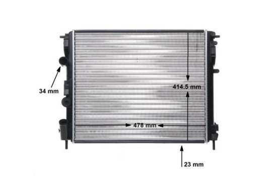 Radiator, engine cooling BEHR, Image 11