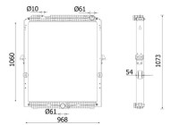 Radiator, engine cooling BEHR
