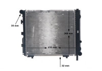 Radiator, engine cooling BEHR