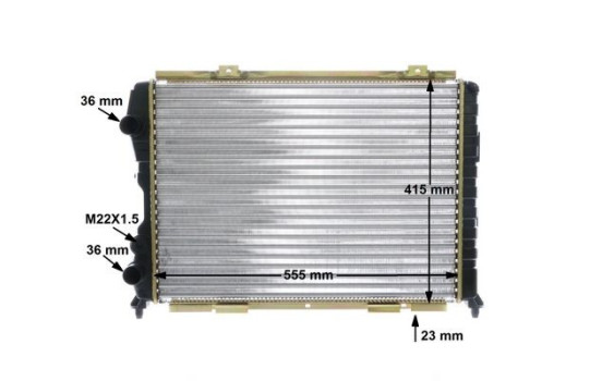 Radiator, engine cooling BEHR, Image 13