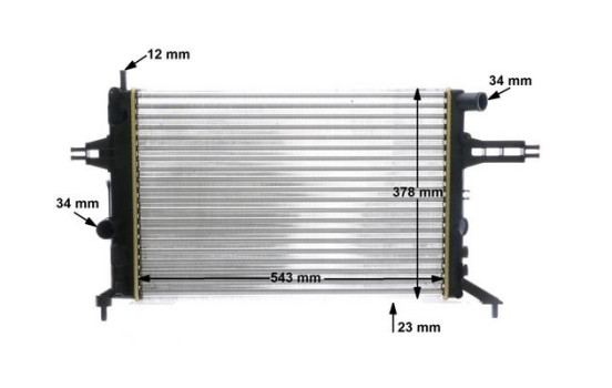 Radiator, engine cooling BEHR, Image 12