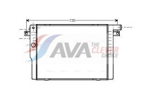 Radiator, engine cooling BW2091 Ava Quality Cooling