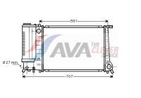 Radiator, engine cooling BW2163 Ava Quality Cooling