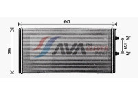 Radiator, engine cooling BW2604 Ava Quality Cooling