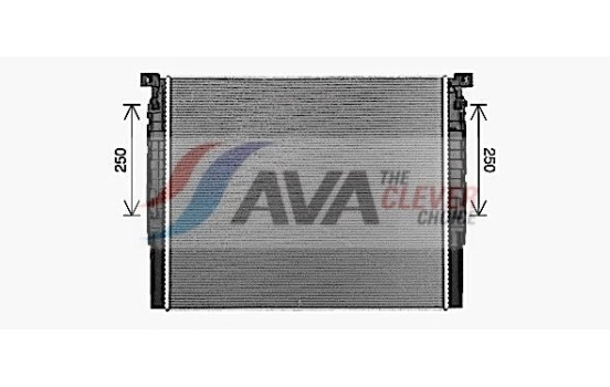 Radiator, engine cooling BW2620 Ava Quality Cooling
