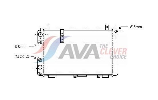 Radiator, engine cooling CN2005 Ava Quality Cooling
