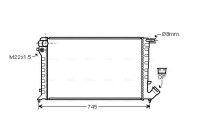 Radiator, engine cooling CN2193 Ava Quality Cooling