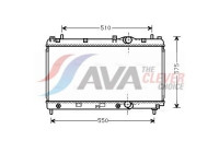 Radiator, engine cooling CR2031 Ava Quality Cooling