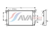Radiator, engine cooling CR2033 Ava Quality Cooling