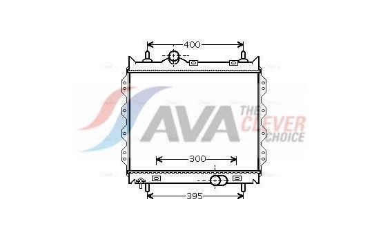 Radiator, engine cooling CR2083 Ava Quality Cooling
