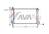 Radiator, engine cooling CRA2080 Ava Quality Cooling