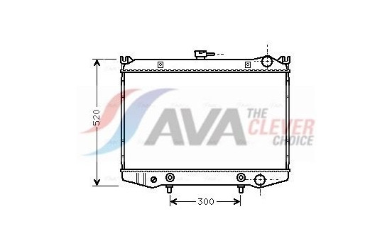 Radiator, engine cooling DN2076 Ava Quality Cooling